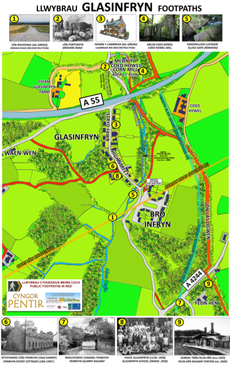 Llwybrau Cerdded Ward Glasinfryn